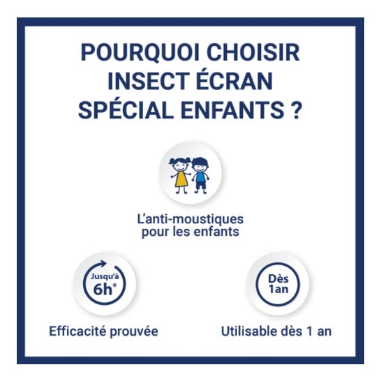 Insect Écran Anti-Moustiques Special Enfants Spray 100ml