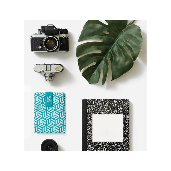 By Roll'Eat Porta Bocadillos Reutilizable Tiles Verde 1 ud