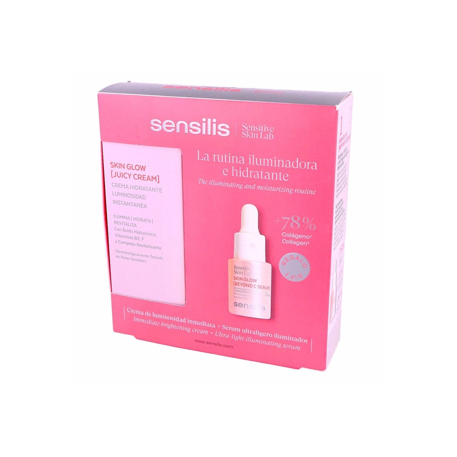 Sensilis Pack Skin Glow Crema 50ml + Sérum 15ml
