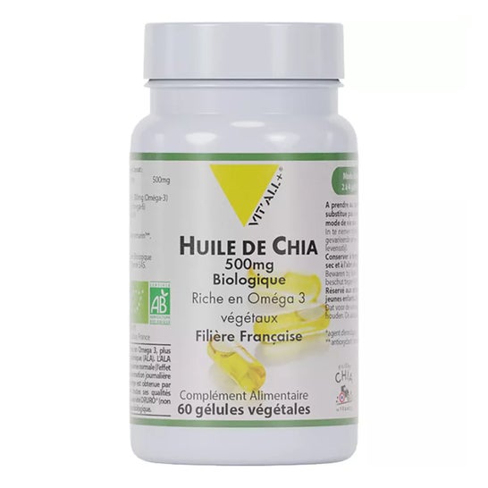 Vit'All+ Aceite de Chía 500 mg 60 caps