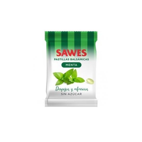 Sawes caramelos sin azúcar menta 50g