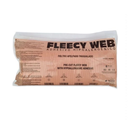 Herbifeet Fieltro Fleecy Web Troquelado Talla-S 6.5x4.5 cm 100uds