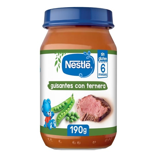 Nestlé Tarrito Guisantes con Ternera Bio 190 g