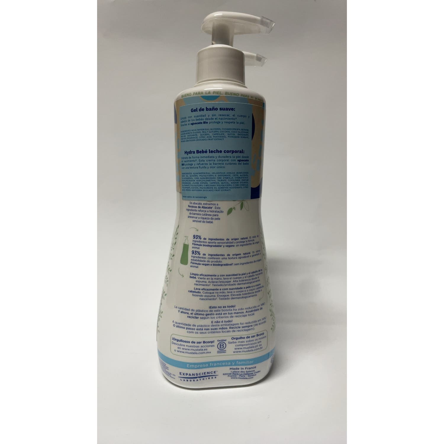 Mustela Hydra Bebe 500ml y Gel Baño 500ml