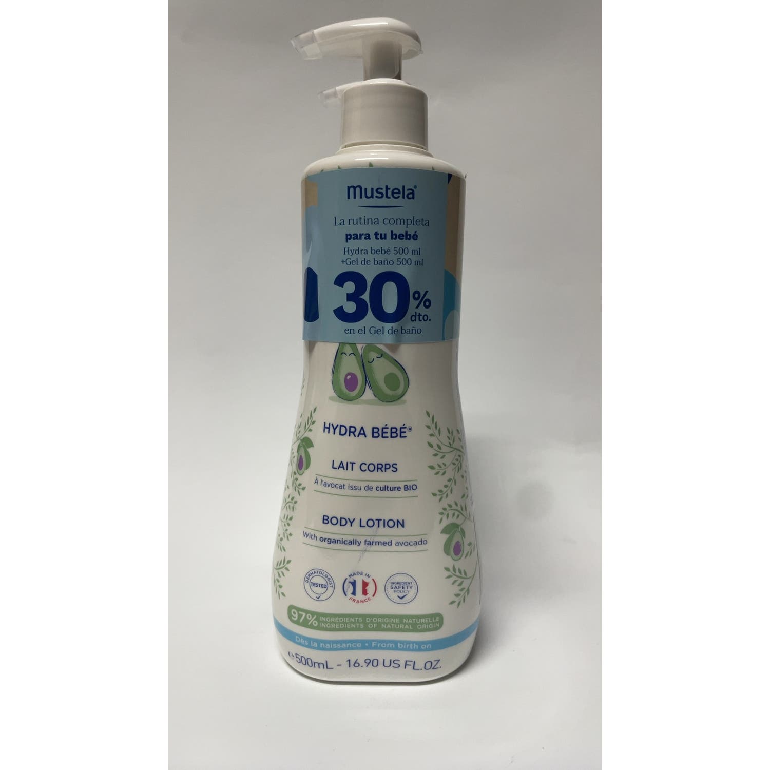 Mustela Hydra Bebe 500ml y Gel Baño 500ml