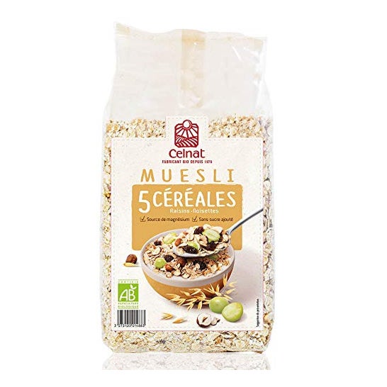 Celnat Muesli 5 Cereales Bio 500g