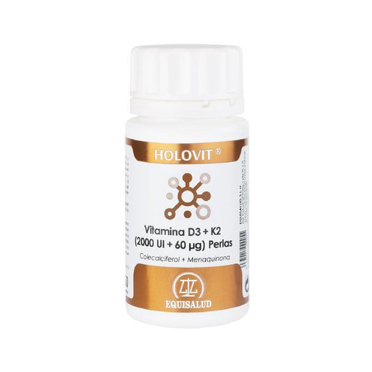 Holovit Vitamina D3 2.000UI + K2 60µg 50 perlas