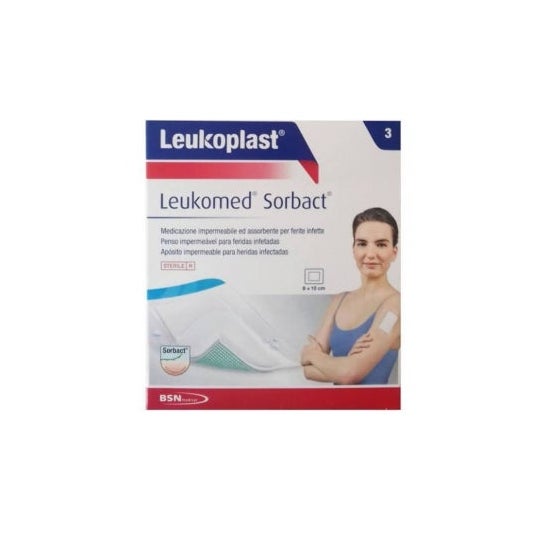 Leukomed Sorbact Aposito Esteril Adh 8 X
