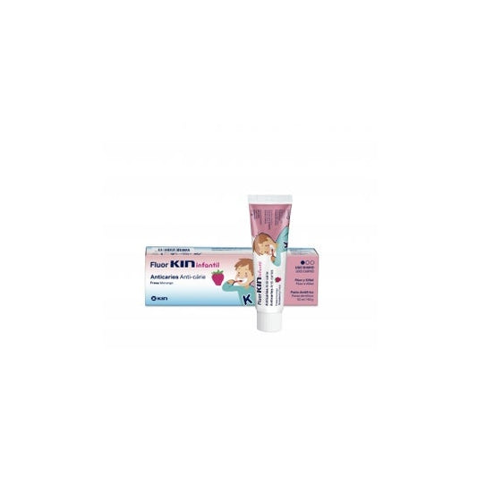 Fluor-Kin Infantil dentífrico fresa 100ml