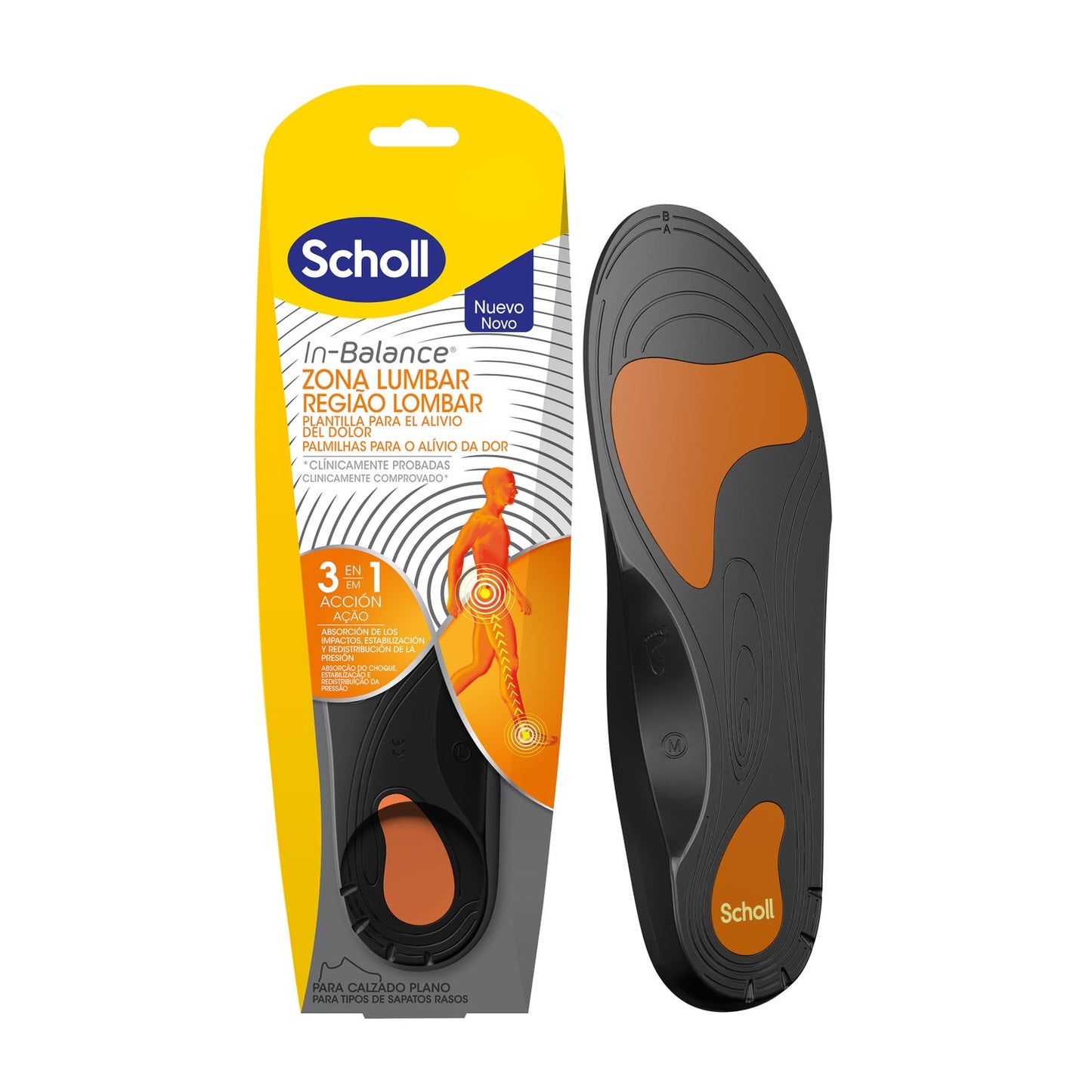 Scholl In-Balance Zona Lumbar Talla M 1par