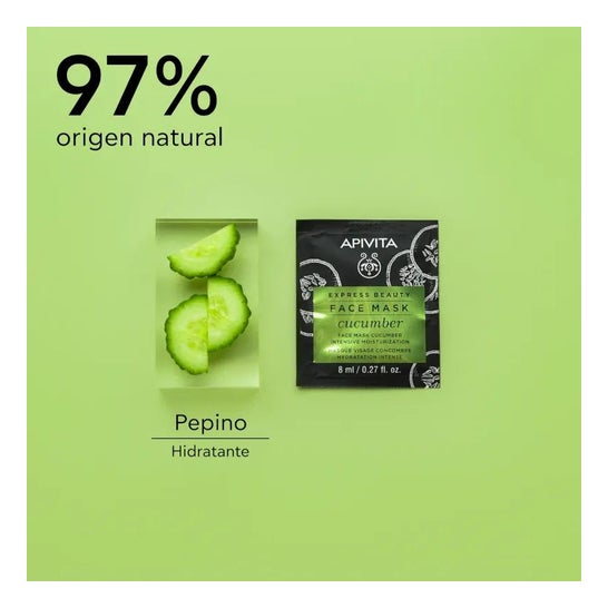 Apivita Mascarilla Facial Pepino 2x8ml