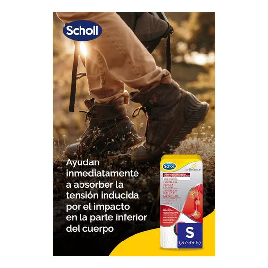 Scholl In-Balance Rodilla y Talón Talla S 1par