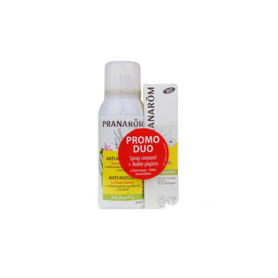 Pranarôm Aromapic Antimosquitos Spray Corporal BIO 75 ml + Roll-on Postpicaduras BIO 15 ml