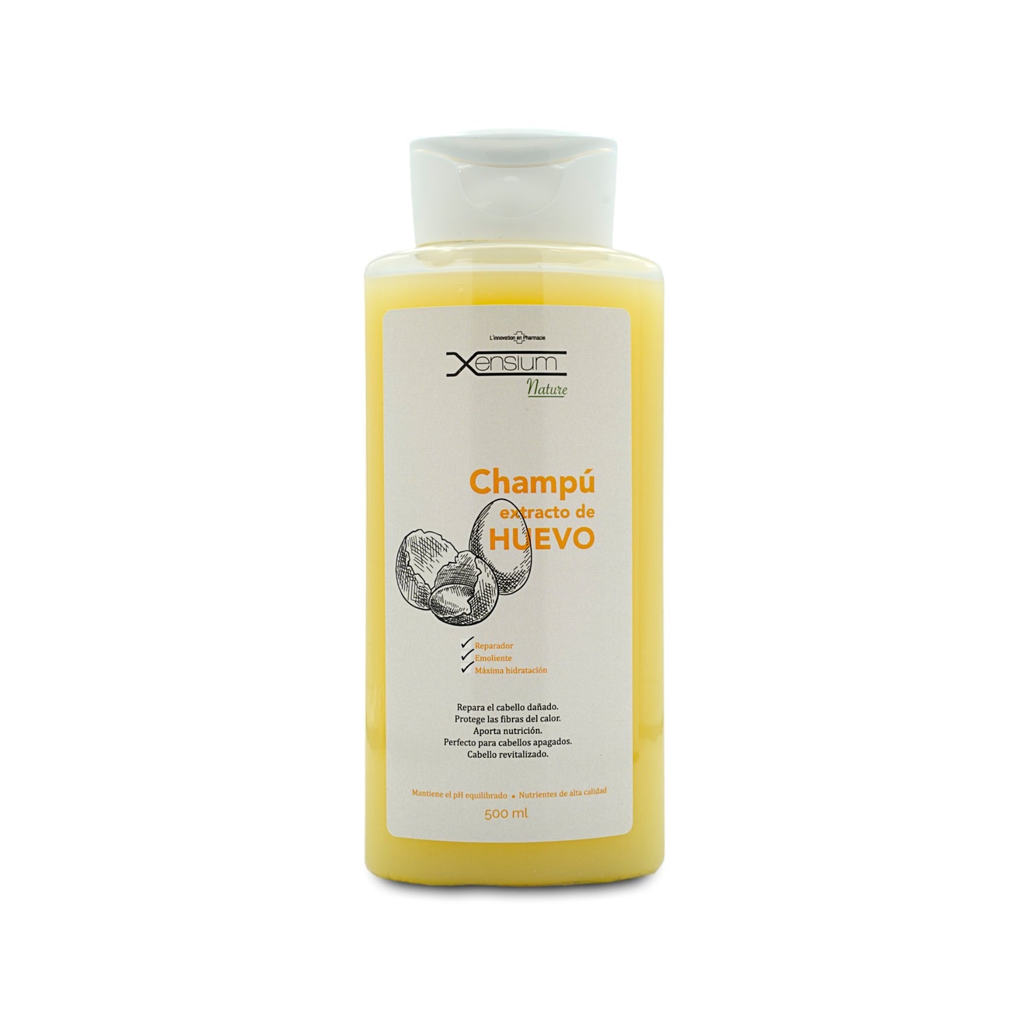 Xensium Nature Champú con Extracto de Huevo 500ml