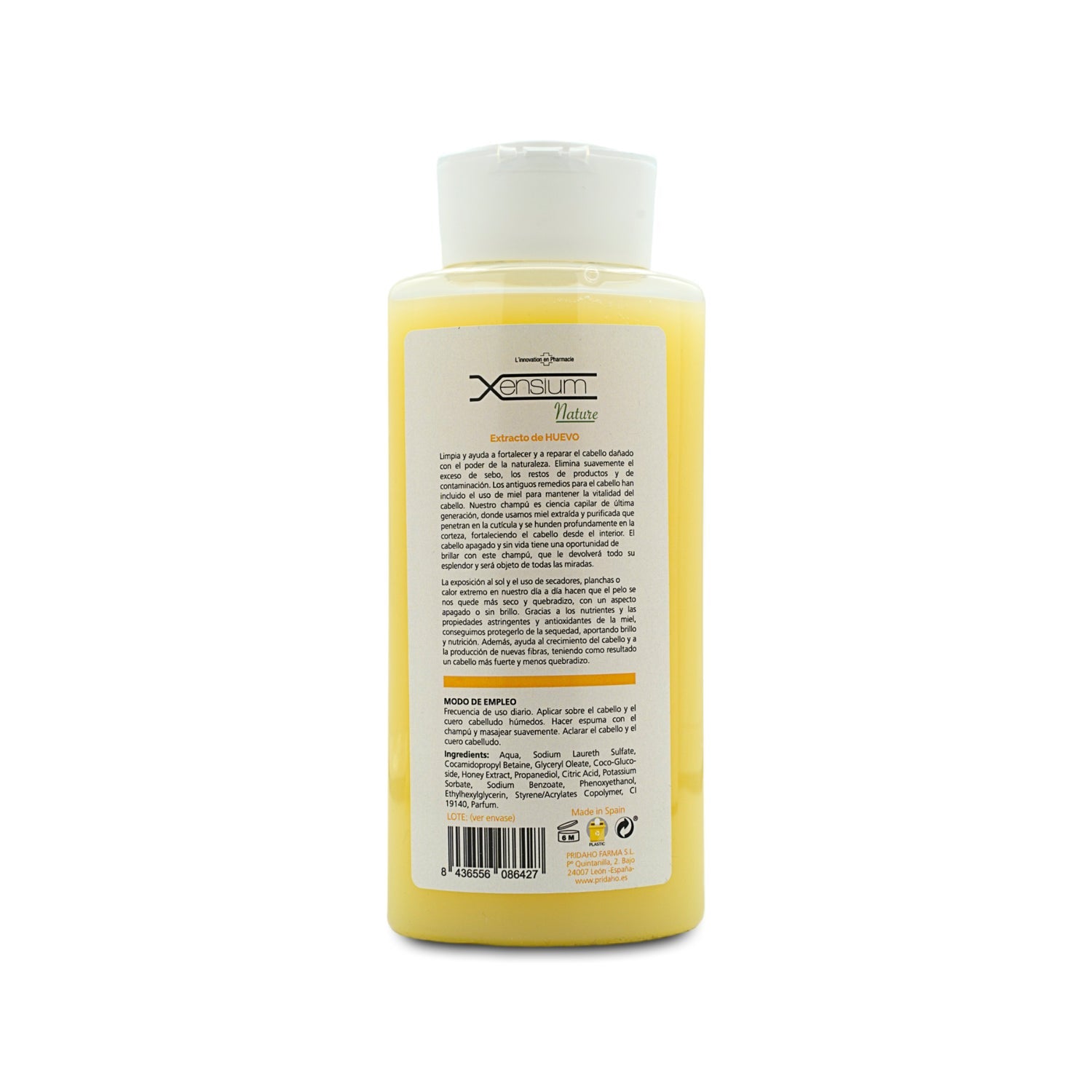 Xensium Nature Champú con Extracto de Huevo 500ml