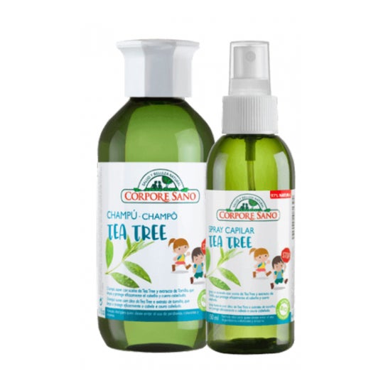 Corpore Sano Pack Tea Tree Champú + Spray Capilar