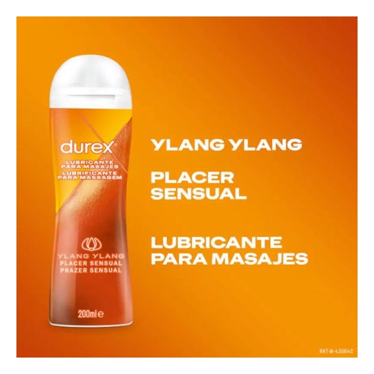 Durex Lubricante para Masajes Placer Sensual Ylang-Ylang 200ml