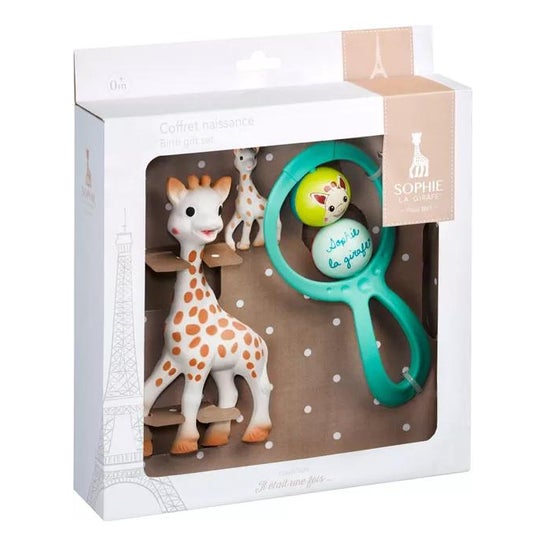 Sophie la Girafe Sonajero Llavero Juguete Set