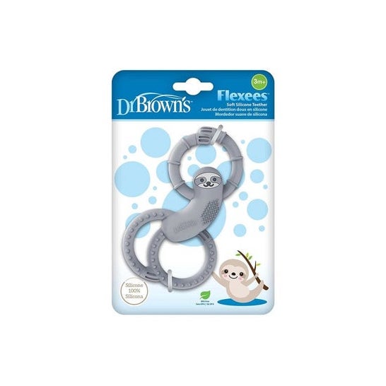 Dr Brown's Mordedor Silicona Perezoso Gris 1ud