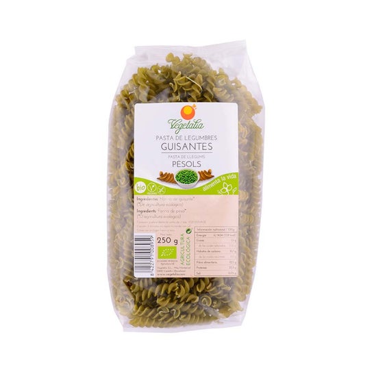 Vegetalia Espirales Guisantes Bio sin Gluten 250 g