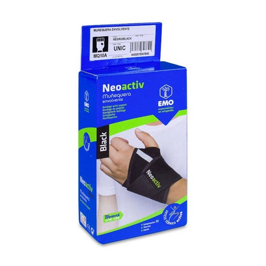 Emo Neoactiv Muñequera Envol Negra T-U