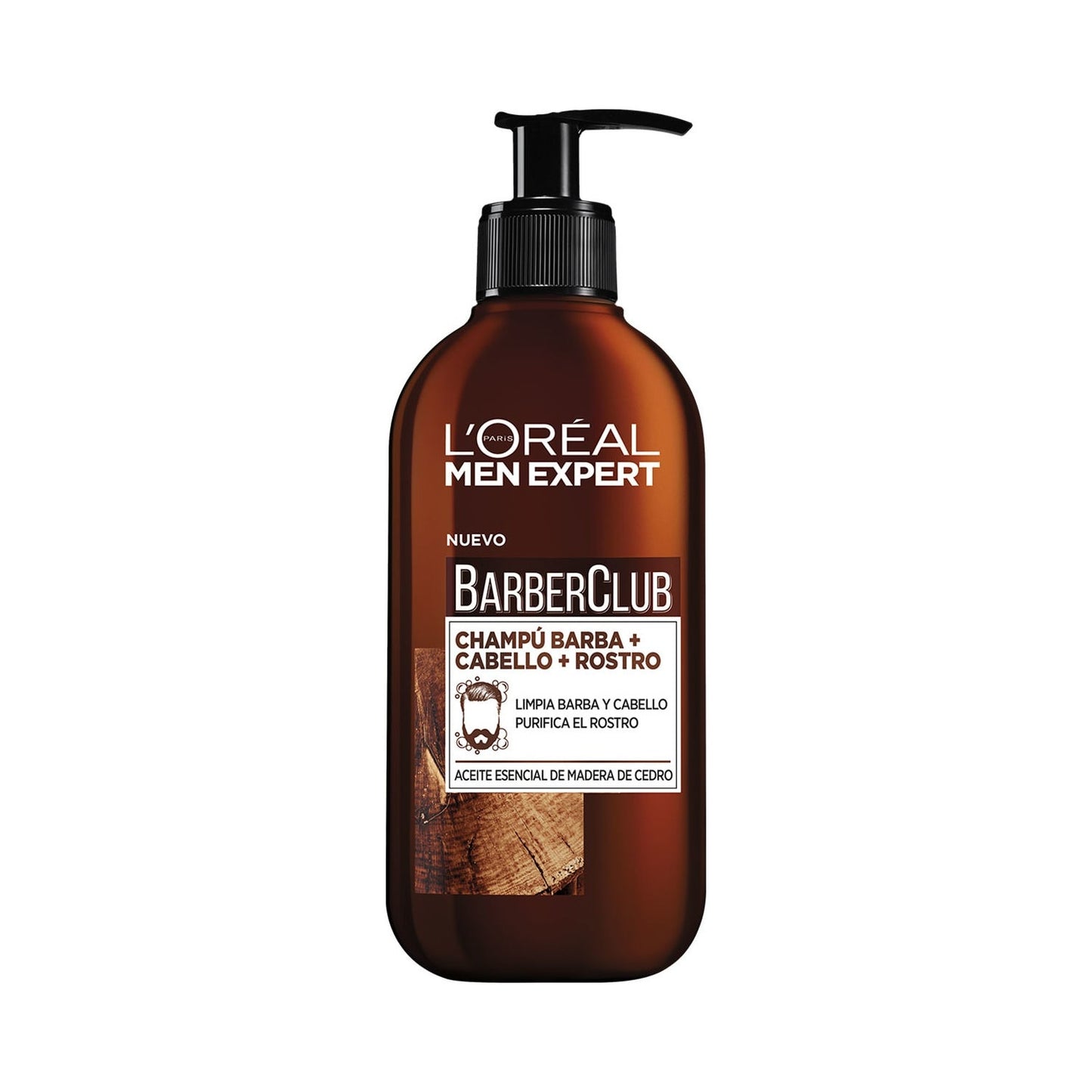 L'Oreal Men Expert Barber Club Beard-Face-Hair Shampoo 200ml