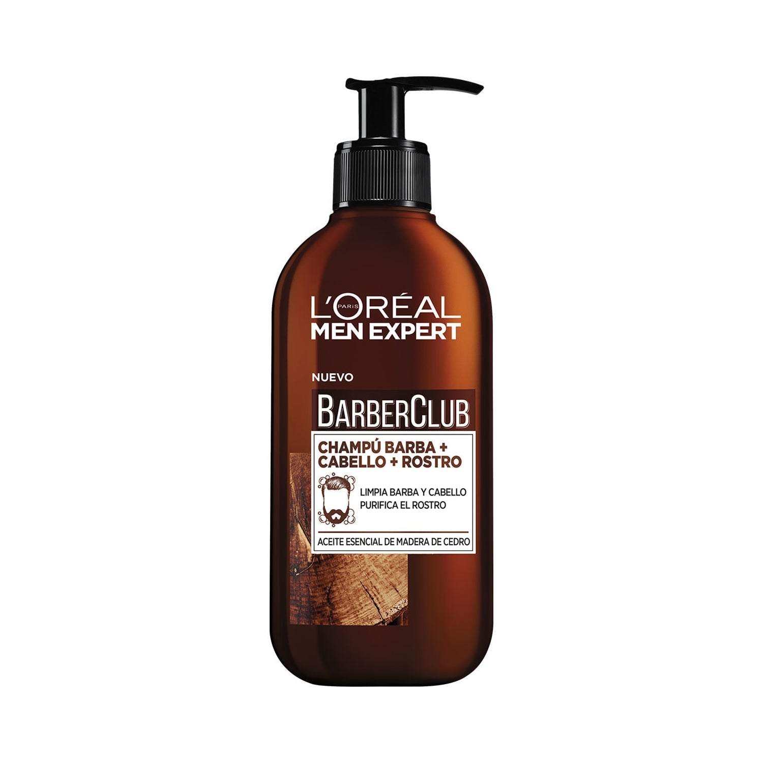 L'Oreal Men Expert Barber Club Beard-Face-Hair Shampoo 200ml