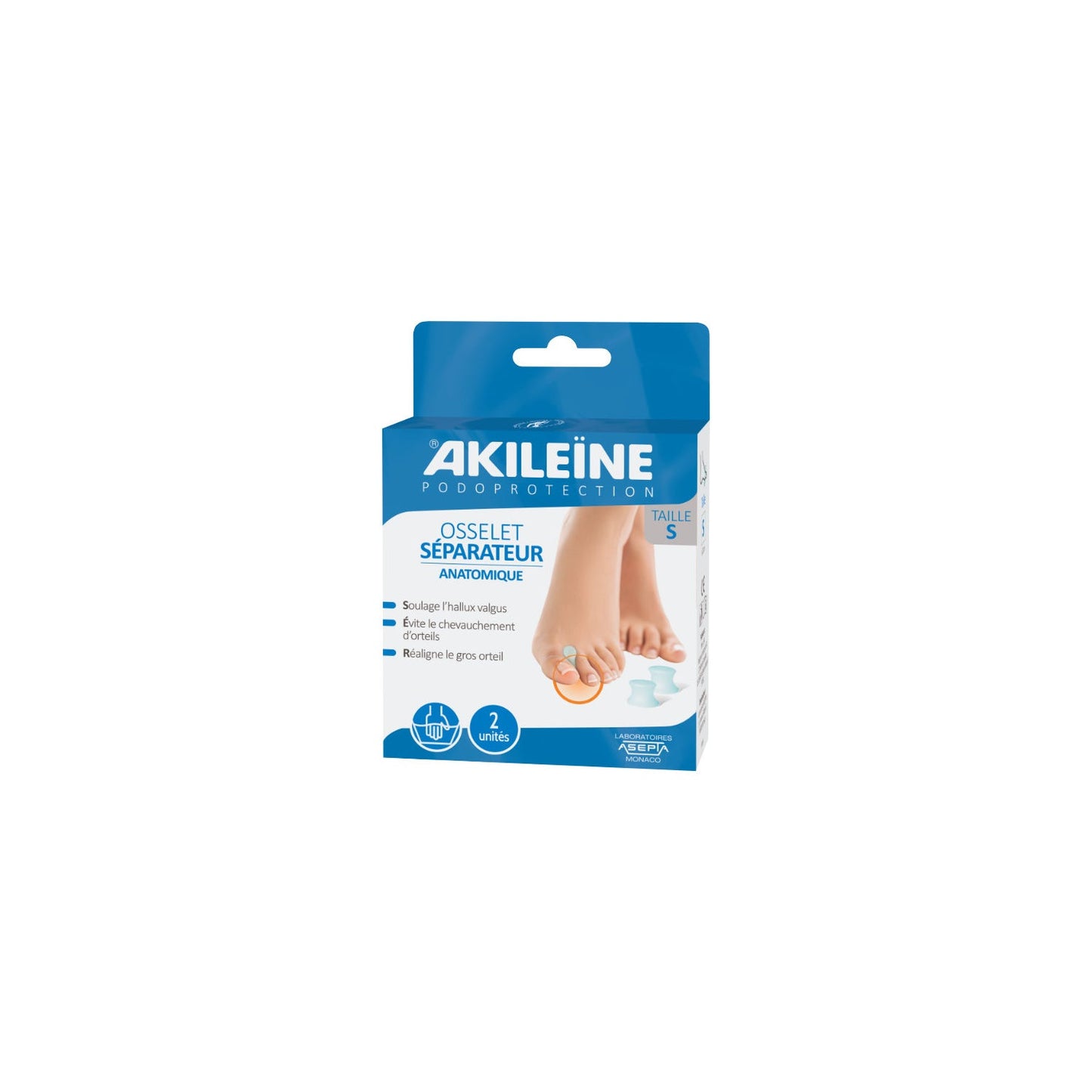 Akilene Podoprotection Osselet Sparator Tamaño S 2 Unidades