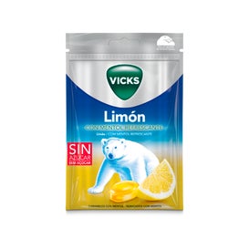 Vicks Limón Caramelo Duro con Mentol 72g