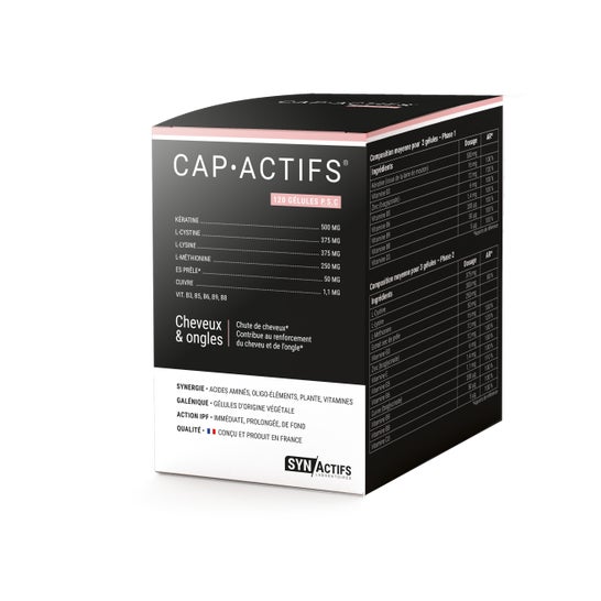 Synactives Capactives Pelo y Uñas 120 perlas
