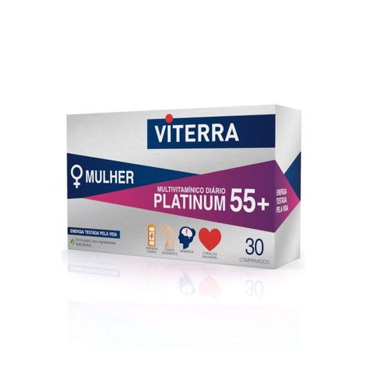 Omega Pharma Viterra Mulher Platinum 55+ 30 comp