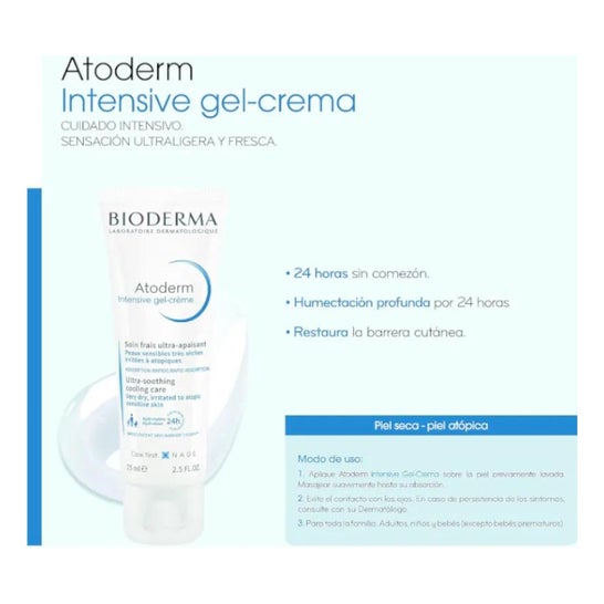 Bioderma Atoderm Intensive Gel Crema 75ml