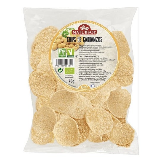 Natursoy Chips De Garbanzos Eco 70g