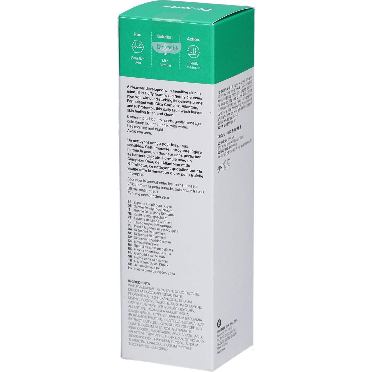 Dr.jart+ Cicapair Gentle Cleansing Foam 150 ml