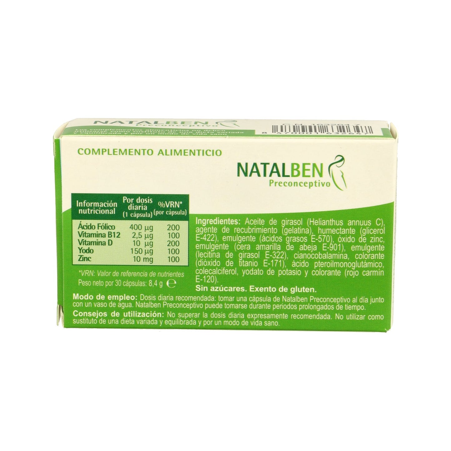 Natalben Preconceptivo 30caps