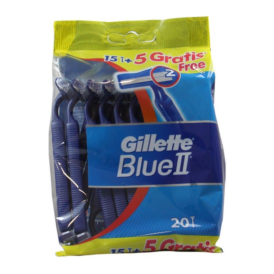 Gillette Blue II Afeitadora Fija 20uds