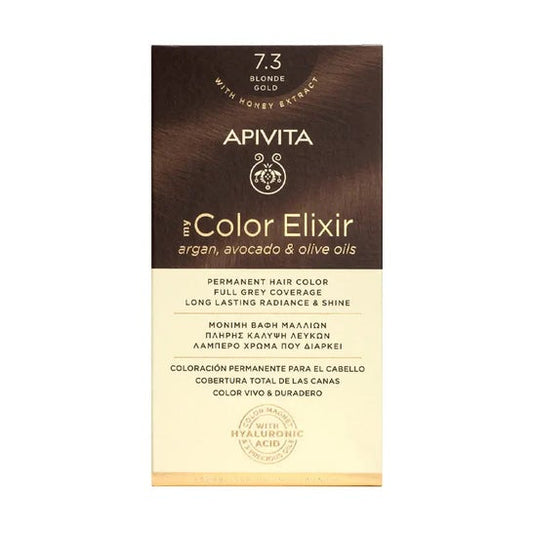 Apivita Tinte 7.3 Rubio Dorado 140 ml