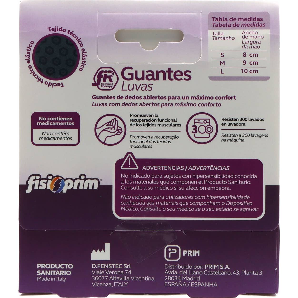 Prim Fisioprim Fir Guante Atrosis Talla M 1 Par