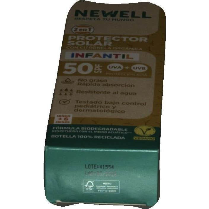 Newell Spray Solar Infantil SPF50 Citronella 100ml
