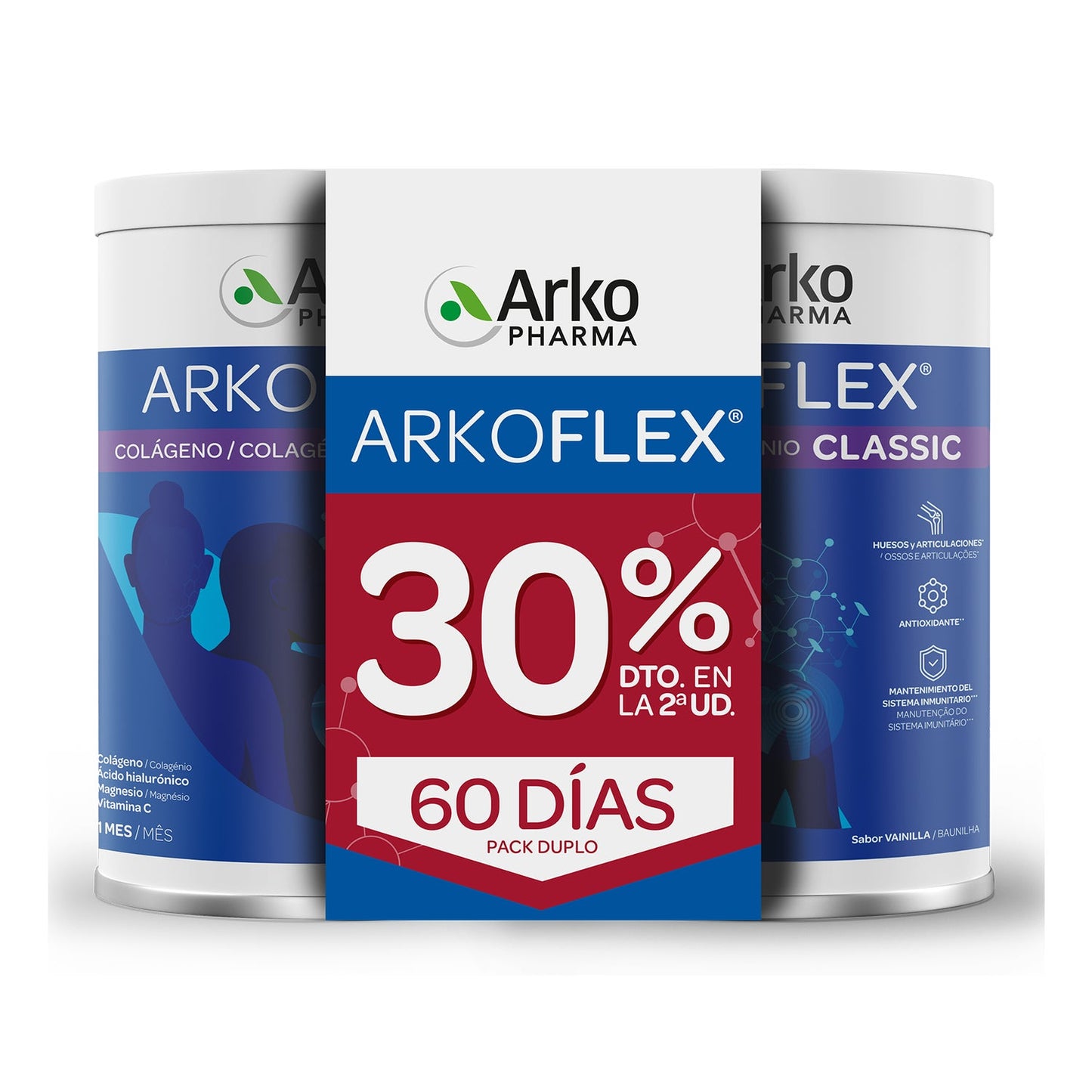Arkopharma Arkoflex Colágeno Sabor Vainilla 2x360g