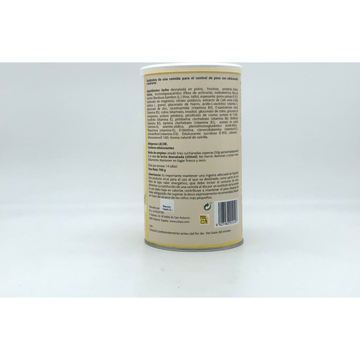 Sotya Batido Saciante Vainilla 700g