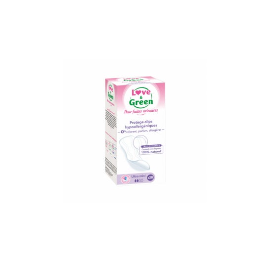 Love Green Proteg/Slip Urinary Leak Mini 28uds