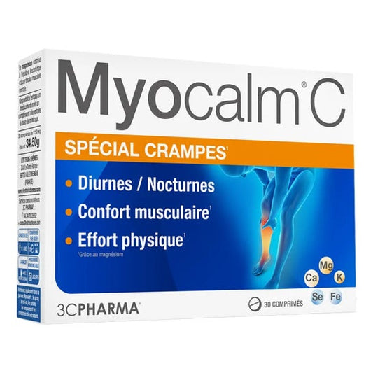 3C Pharma Myocalm C Calambres 30 comp