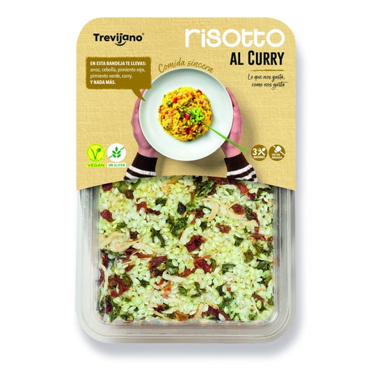 Trevijano Risotto Curry Sin Gluten Vegan 280 g