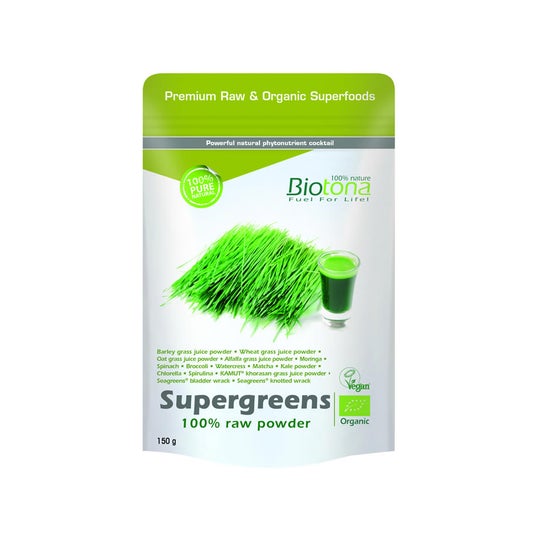 Biotona Supergreens Powder Superfood Bio 150g