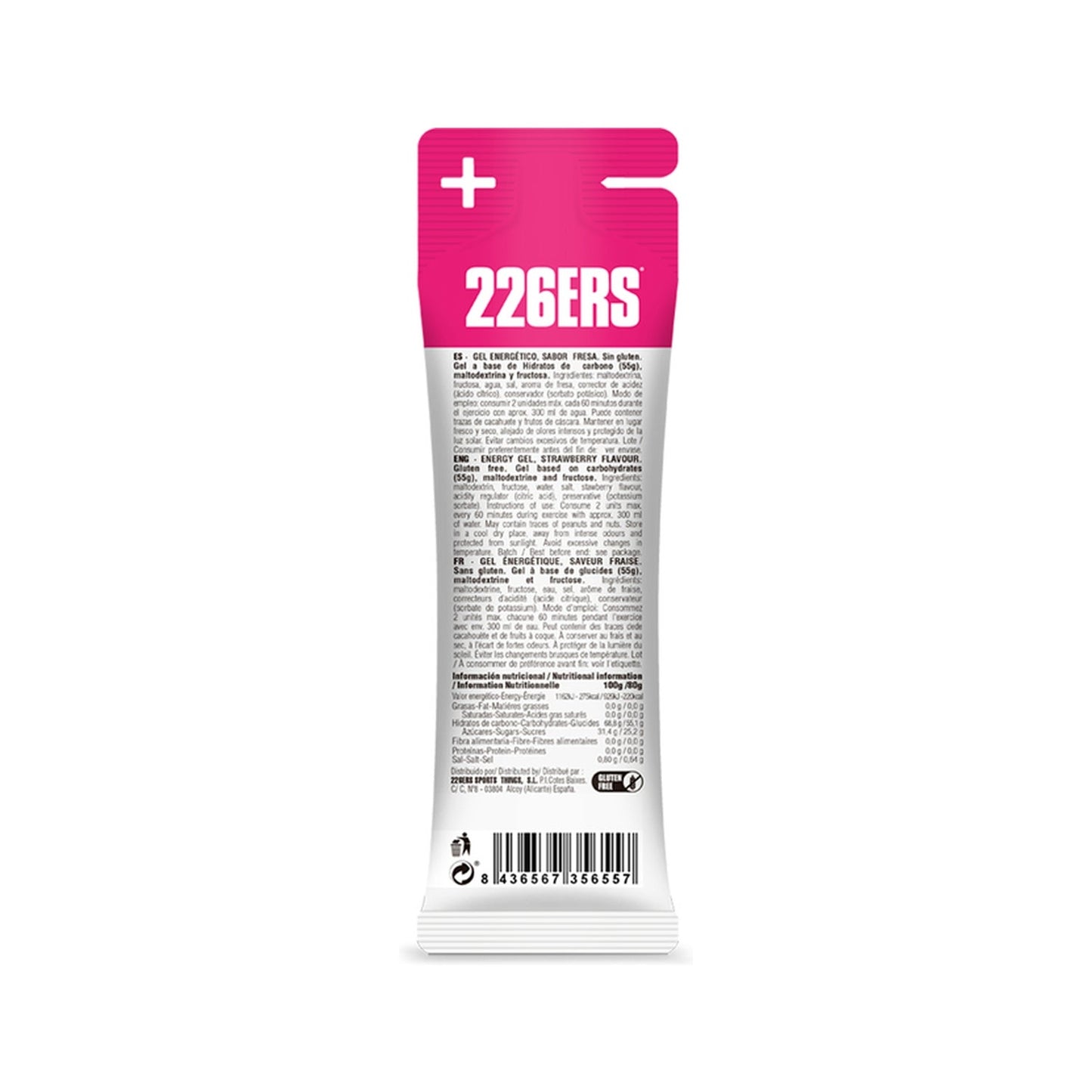 226Ers High Fructose Gel Fresa 80g