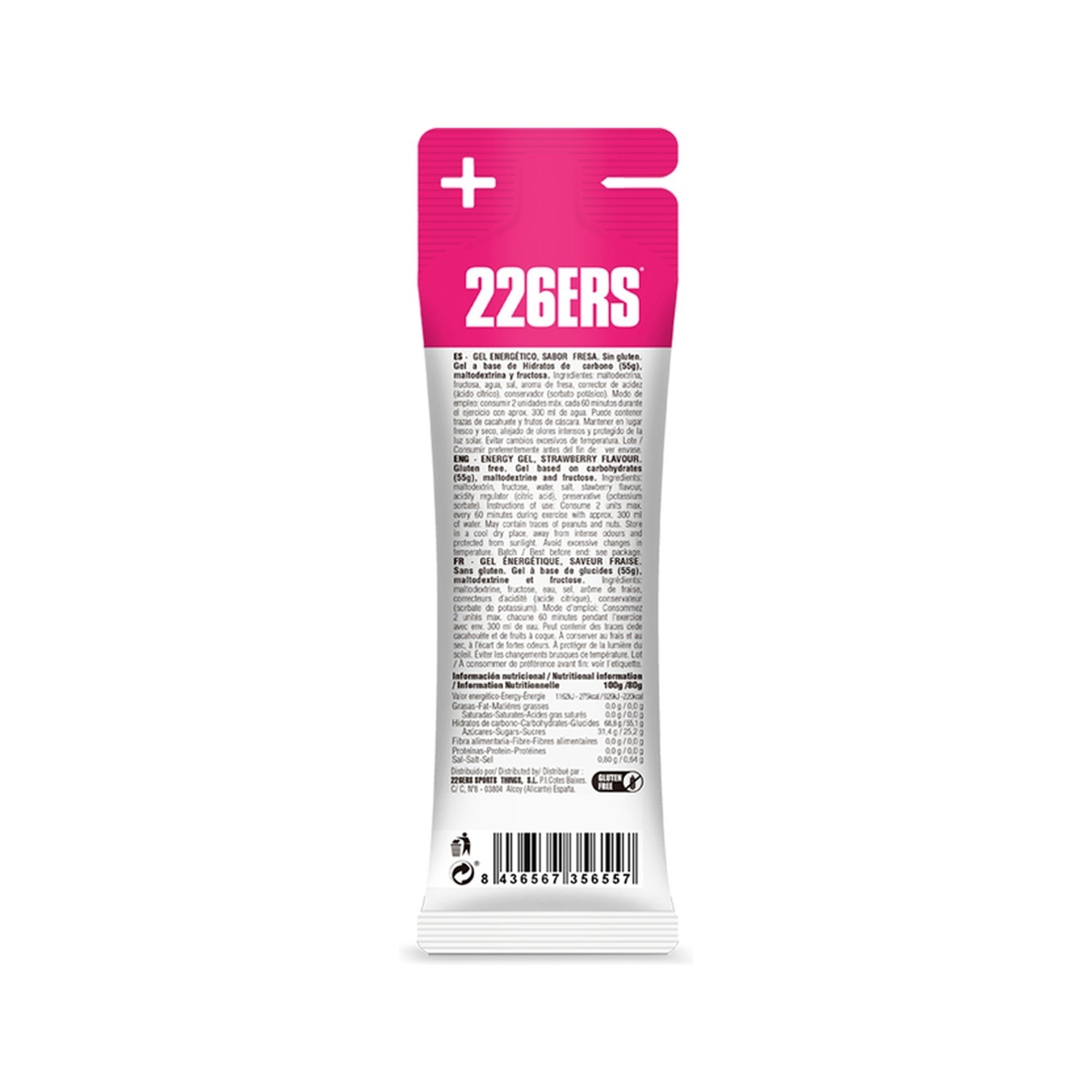 226Ers High Fructose Gel Fresa 80g