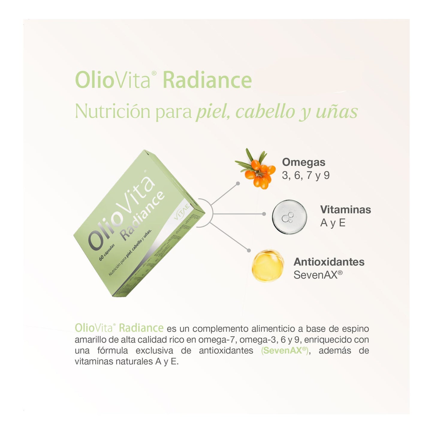 Vitae OlioVita Radiance 60 cápsulas