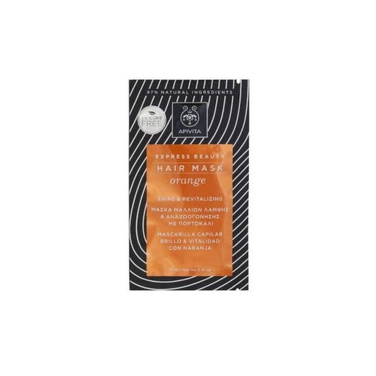 Apivita Express Beauty Mascarilla Brillo y Vitalidad Naranja 20 ml