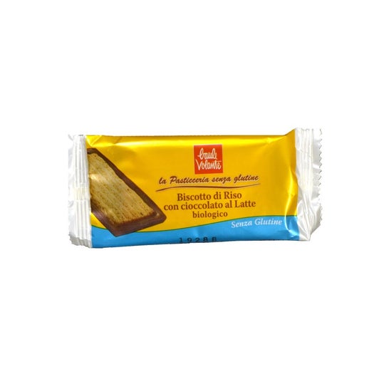 Baule Volante galletas de Arroz Chocolate Leche Bio 23 g